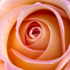 Close-up of a rose's intricate petals