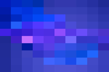Pixelated Mosaic of Blue and Purple Hues abstract grid