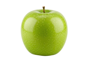 Perfect green Granny Smith apple isolated PNG, fresh fruit full of vitamins for healthy eating and lifestyle