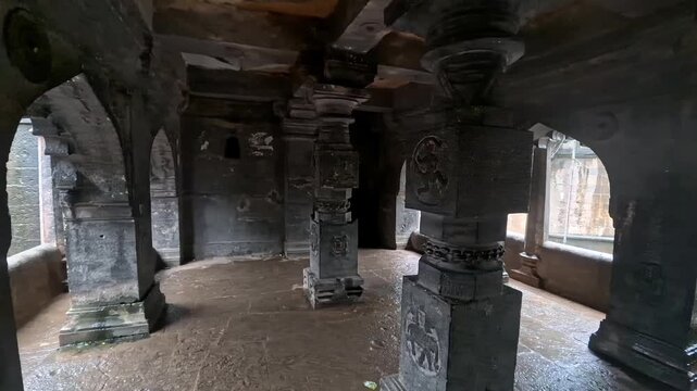 28 Sept 2025, Baramotichi Vihir is a stepwell in Limb village in Satara district in the Indian state of Maharashtra. It was constructed between 1719 and 1724, stepwell is made of black stone.