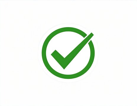 Green checkmark in a circle