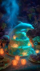 Magical Underwater Birthday with Bioluminescent Decor
