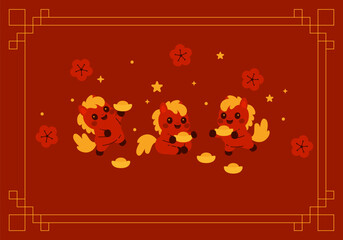 Happy chinese new year 2026. Horse is a symbol of the 2026 Chinese New Year. Figure of Horse