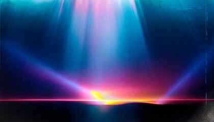 Abstract Glowing Neon Light Leaks Texture Overlay Effect Cutout Film Grain Texture With Dust Grain Scratches Distressed Overlay Effect Transparent Background