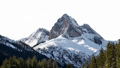 Mountain Range Peak Alpine On Transparent Background
