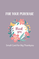 Thankyou card thank you 