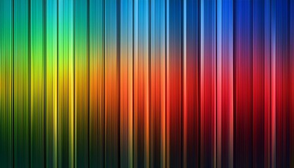 A Vibrant Gradient Of Vertical Lines Transitions Smoothly From Warm Yellow And Orange Through Deep Red And Blue To A Cool Green Creating A Visually Appealing Abstract Background