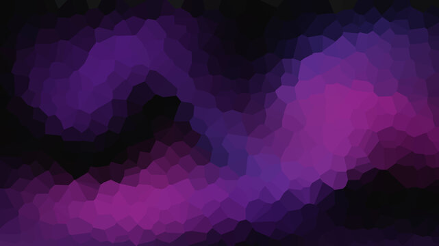 Abstract purple and black mosaic background with a polygonal design, ideal for adding a touch of mystery and sophistication to your project