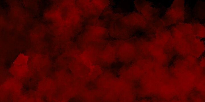 Hand made Abstract red smoke background dark and mysterious texture perfect for Halloween or dramatic designs