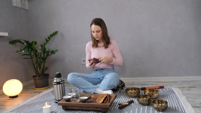 Enjoy a Relaxing Tea Ceremony in a Cozy, Comfortable Setting for Mindfulness