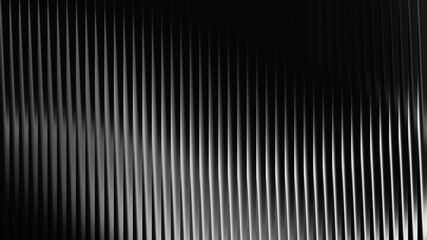 Obraz premium Abstract black and white vertical lines create a sleek and modern background, ideal for adding depth and visual interest to designs