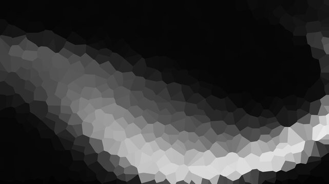 Abstract black and white polygonal mosaic background with a modern and artistic design, perfect for adding a touch of sophistication to projects
