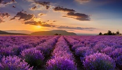 Wide Field Of Lavender In Summer Sunset Panorama Blur Background Autumn Or Summer Lavender Background Shallow Depth Of Field Ar 16 9 V 6 Job Id C9E7E680 9313 4Eae Bc8D E3Bd5Bdcfd7E