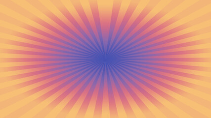 Obraz premium Radiant burst of colors emanating from the center, creating a mesmerizing abstract background with a sense of depth and vibrant energy