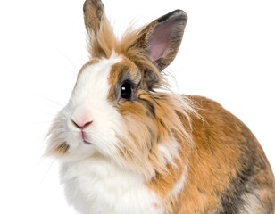 Close-up of a fluffy rabbit
