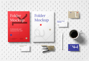 View From Above Branding PSD Mockup