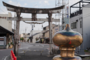 鳥居のある参道