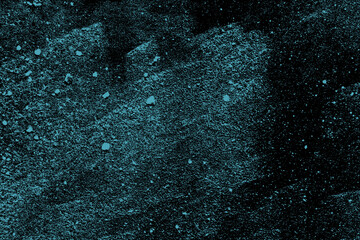 Blue sponge background. Blue and black illustration with dots and particles. Textured background for pattern, seamless, design, backdrop., paper, wallpaper. Abstract illustration and paint.