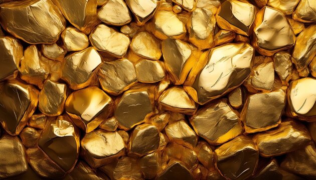 Abstract Texture Gold Texture Golden Ore Rocks Stone Background Rock Pile Stone Texture Structure Shimmering Surface Precious Foil Rough Structure Mineral Rock Texture