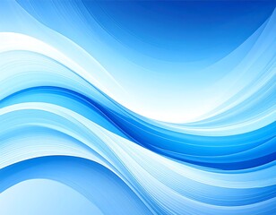 Abstract blue wave background