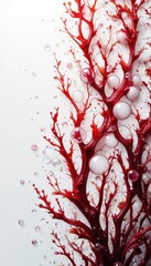 Red Seaweed with Water Bubbles – Marine Superfood and Ocean Beauty