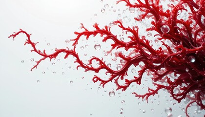 Red Seaweed with Water Bubbles – Marine Superfood and Ocean Beauty