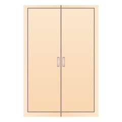 Elegant Double Doors with Subtle Gradient and Modern Design - A Versatile Architectural Element