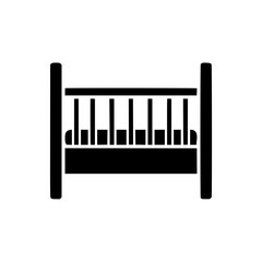 Baby Bed Crib Icon