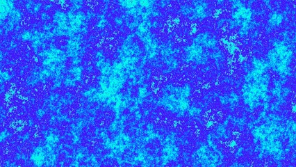 A dynamic, granular texture in bright blue and cyan, creating an energetic and modern look. Suitable for vibrant digital art or futuristic themes.