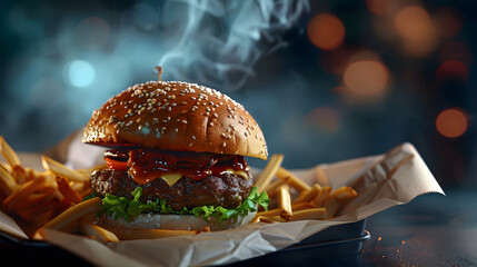 food truck menuitem mockup close-up