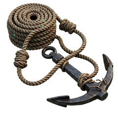 Traditional Maritime Anchor  Game-Ready 3D Asset for RPG or Exploration Games