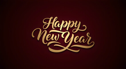 Obraz premium Happy New Year 2026 Festive Wishes for All 