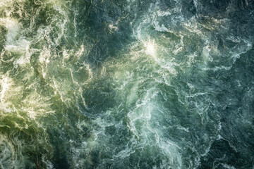 Churning Water Of Yellowstone River