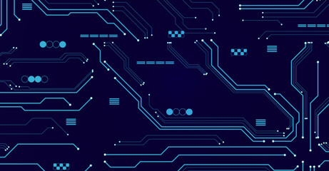 Digital Circuit Board Technology Background