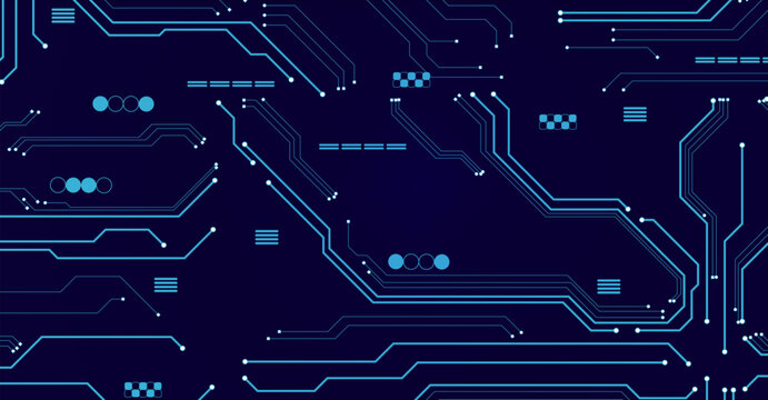 Digital Circuit Board Technology Background