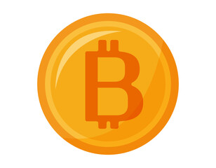ビットコインのアイコン　仮想通貨
