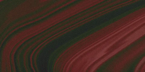 Fototapeten Bordeaux Aerial View Of Agricultural Fields With Alternating Red And Green Crops Forming Diagonal Stripes  © Nasrin