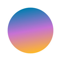 Round circle frames set with gradient red and purple icons for social media followers and likes vector illustration