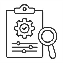 Control Outline Icon vector Illustration