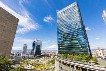 大阪府北区の超高層ビル群
