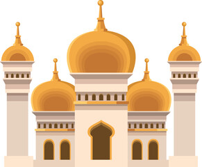 vector illustration of mosque