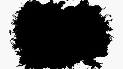 Black ink stain spreading in water, Black ink flowing on white background,
Black ink drop dripping and spreading on white paper, Dripping ink drops on a white piece of paper. - Powered by Adobe