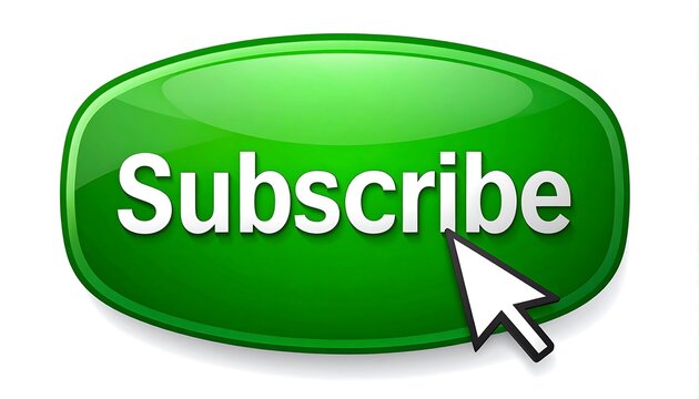 Green Subscribe button with cursor