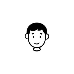 Cartoon face icon