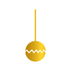 Golden Christmas ornament