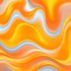 Smooth Gradient Waves Creating Warm Mood
