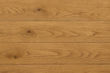 Obraz premium Rustic oak table planks with rich grain and knots top view seamless wood background
