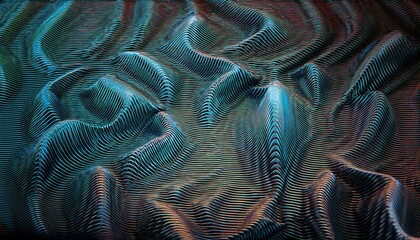 an extreme moire effect an unpleasant unnatural pattern on a computer screen surface intentionally degraded image