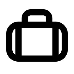business bag icon vector sign symbol isolated
