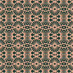 Seamless abstract pattern with geometric shapes best for fabric product.